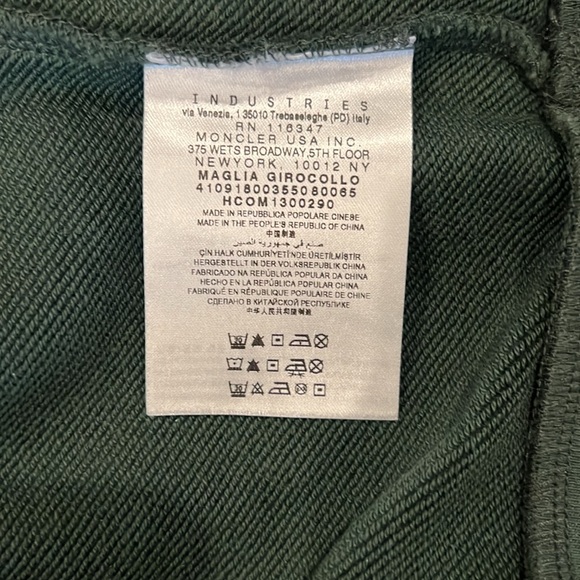 Moncler Sweatshirt Size XL Gently Worn - Picture 4 of 5